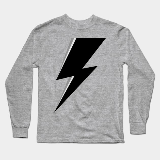 Black and white lighting bolt  - Eyesasdaggers Long Sleeve T-Shirt by eyesasdaggers